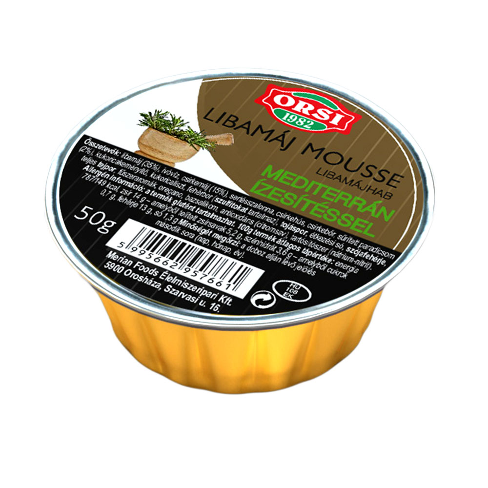 ORSI Libamáj Mousse Mediterrán Fűszerrel 50g